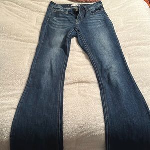 Dark wash bootcut jeans